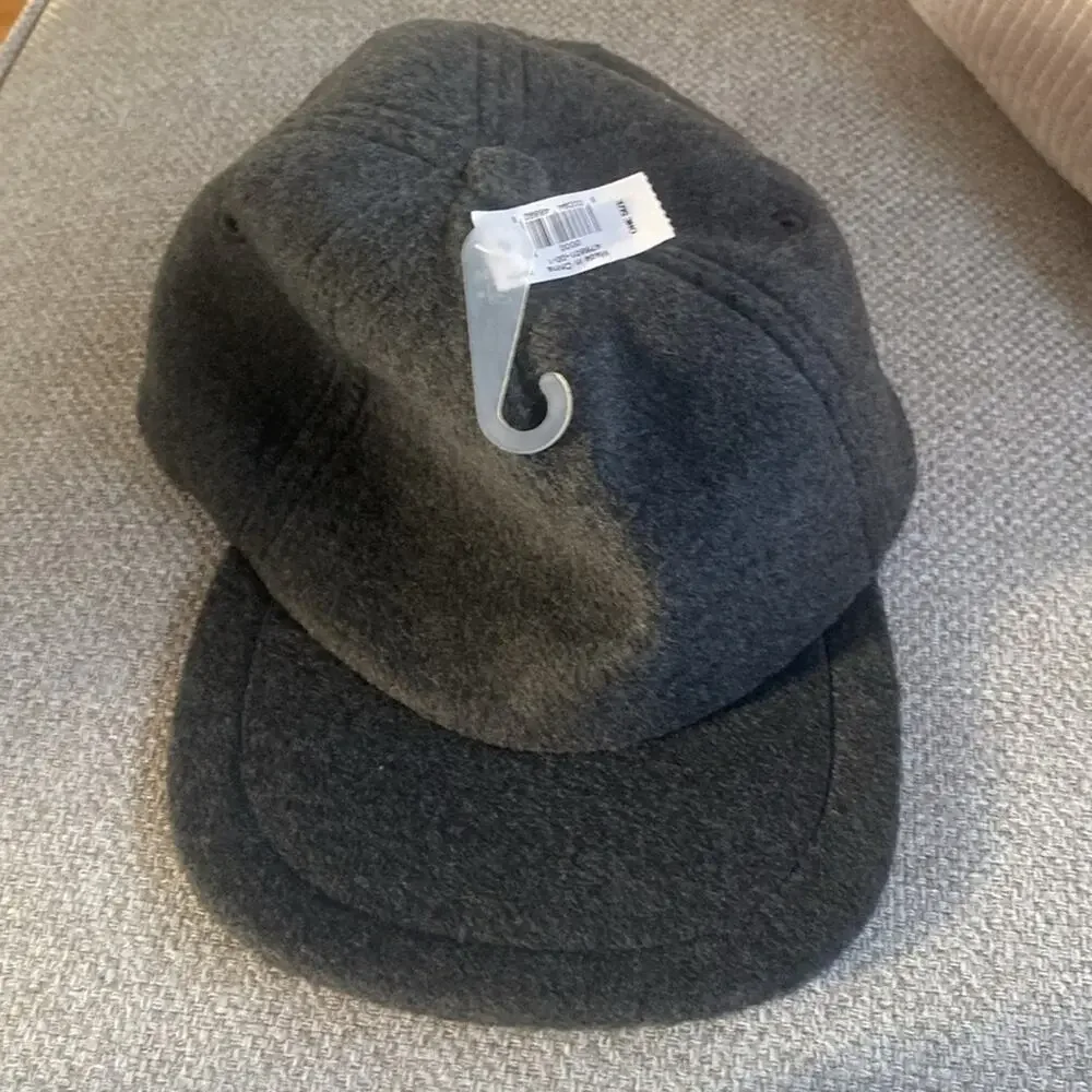 Old navy gray Micro Fleece Flat Brim boys hat